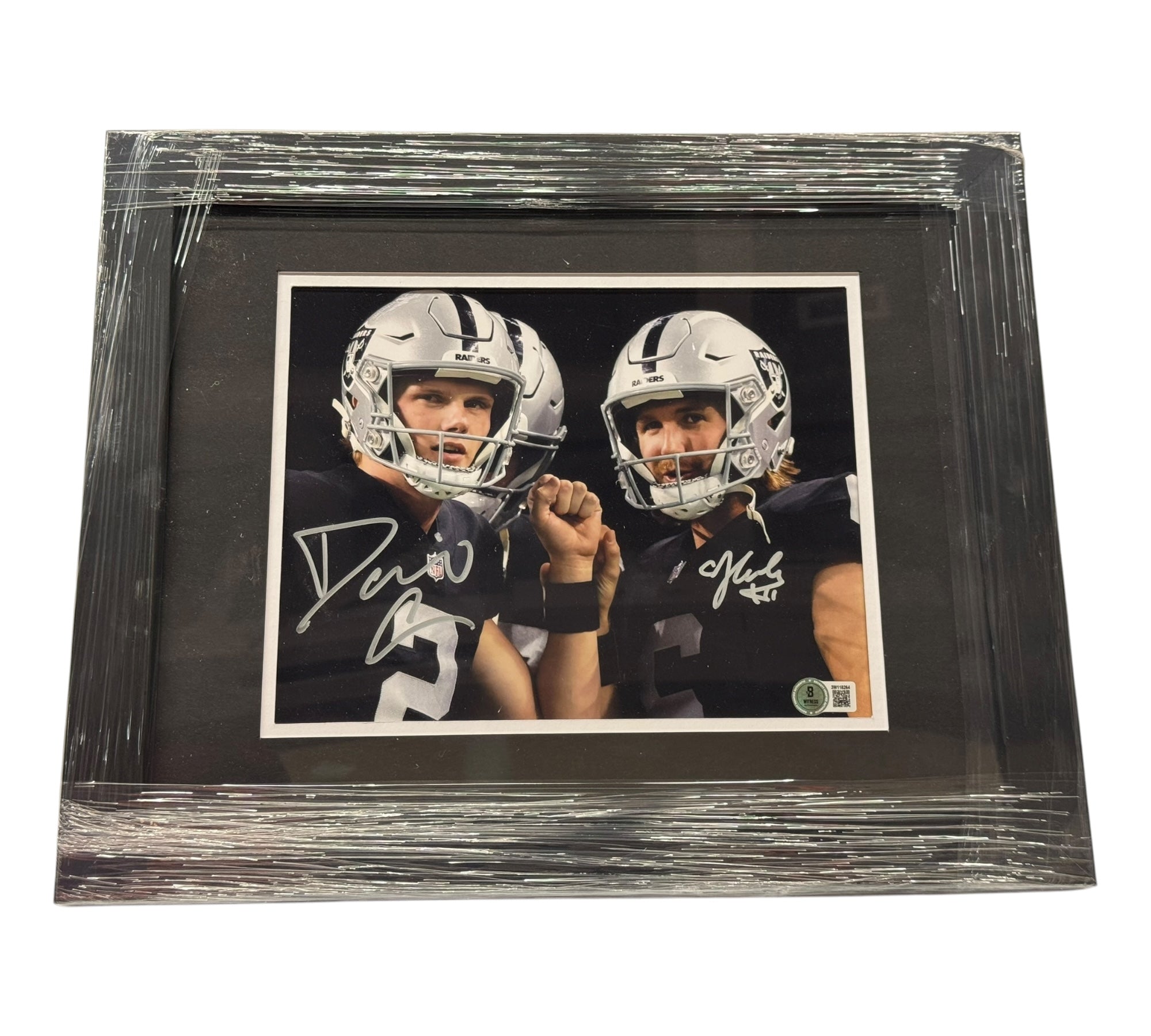 Daniel Carlson & A.J. Cole Signed 8X10 Framed and Matted Photo - Beckett Authenticated